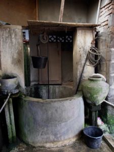 A water well in the village