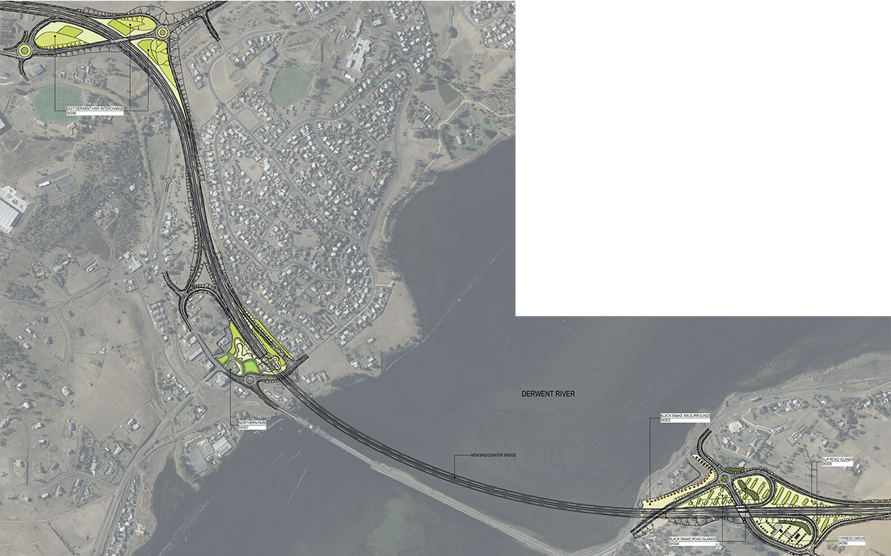 Full Landscape plan of entire area